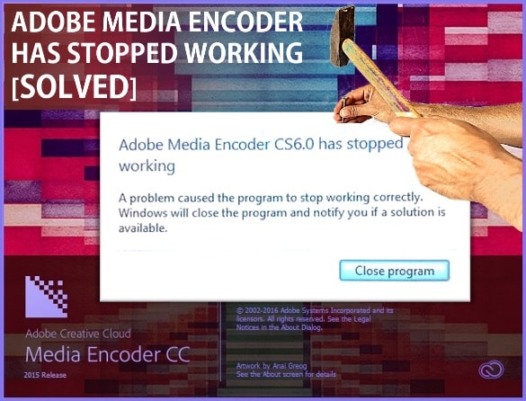 media encoder not working